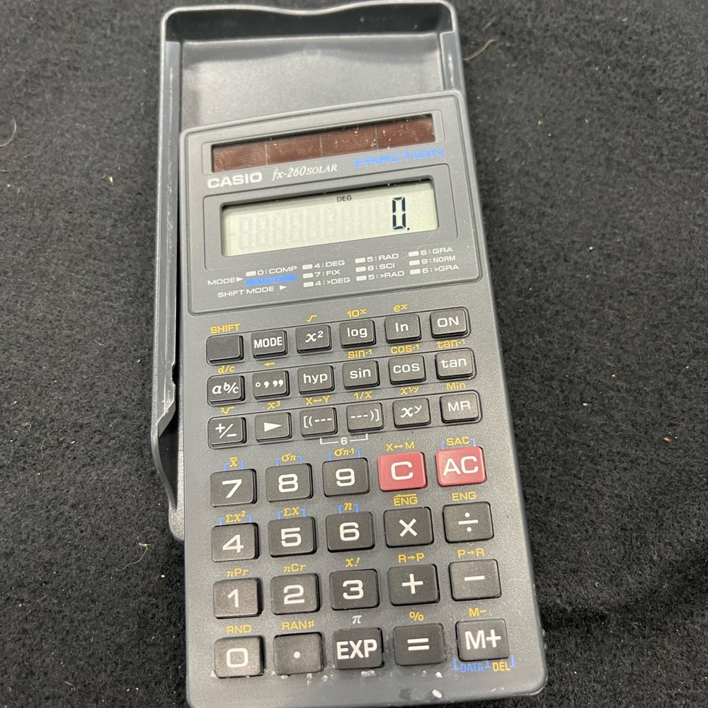 Casio fraction calculator FX-260 Solar
